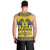Sweden Daleclarian Horse Men Tank Top Floral Folk Pattern Yellow Version