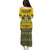 Sweden Daleclarian Horse Puletasi Floral Folk Pattern Yellow Version