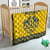 Sweden Daleclarian Horse Quilt Floral Folk Pattern Yellow Version