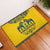 Sweden Daleclarian Horse Rubber Doormat Floral Folk Pattern Yellow Version