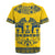 Sweden Daleclarian Horse Rugby Jersey Floral Folk Pattern Yellow Version