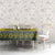 Sweden Daleclarian Horse Tablecloth Floral Folk Pattern Yellow Version