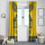 Sweden Daleclarian Horse Window Curtain Floral Folk Pattern Yellow Version