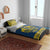 Sweden Daleclarian Horse Bedding Set Floral Folk Pattern Blue Version
