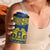 Sweden Dalecarlian Horse 4 in 1 Can Cooler Tumbler Floral Folk Pattern Blue Version LT18