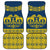 Sweden Daleclarian Horse Car Mats Floral Folk Pattern Blue Version