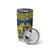 Sweden Dalecarlian Horse Tumbler Cup Floral Folk Pattern Blue Version LT18