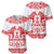 Sweden Daleclarian Horse Baseball Jersey Floral Folk Pattern White Version