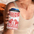 Sweden Daleclarian Horse 4 in 1 Can Cooler Tumbler Floral Folk Pattern White Version