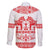 Sweden Daleclarian Horse Family Matching Mermaid Dress and Hawaiian Shirt Floral Folk Pattern White Version