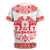 Sweden Daleclarian Horse Rugby Jersey Floral Folk Pattern White Version