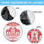 Sweden Daleclarian Horse Spare Tire Cover Floral Folk Pattern White Version