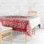 Sweden Daleclarian Horse Tablecloth Floral Folk Pattern White Version