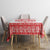 Sweden Daleclarian Horse Tablecloth Floral Folk Pattern White Version