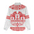 Sweden Daleclarian Horse Women Casual Shirt Floral Folk Pattern White Version