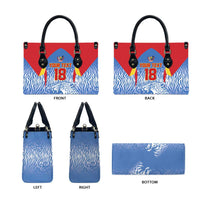 Custom DR Congo Football 2026 Leather Bag Leopard Power Fan Style