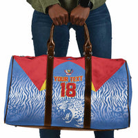Custom DR Congo Football 2026 Travel Bag Leopard Power Fan Style