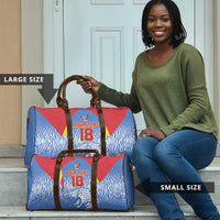 Custom DR Congo Football 2026 Travel Bag Leopard Power Fan Style