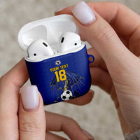 Custom Bosnia and Herzegovina Football 2026 AirPods Case Blue Dragon National Pride