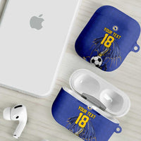 Custom Bosnia and Herzegovina Football 2026 AirPods Case Blue Dragon National Pride