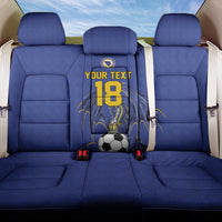 Custom Bosnia and Herzegovina Football 2026 Back Car Seat Cover Blue Dragon National Pride