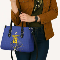Custom Bosnia and Herzegovina Football 2026 Leather Bag Blue Dragon National Pride