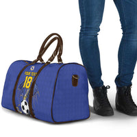 Custom Bosnia and Herzegovina Football 2026 Travel Bag Blue Dragon National Pride