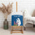 Personalized Greenland National Day Canvas Wall Art Polar Bear With Dwarf Fireweed