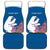 Personalized Greenland National Day Car Mats Polar Bear With Dwarf Fireweed