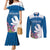 Personalized Greenland National Day Couples Matching Mermaid Dress and Long Sleeve Button Shirt Polar Bear With Dwarf Fireweed
