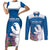 Personalized Greenland National Day Couples Matching Short Sleeve Bodycon Dress and Long Sleeve Button Shirt Polar Bear With Dwarf Fireweed