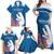 Personalized Greenland National Day Family Matching Off Shoulder Maxi Dress and Hawaiian Shirt Polar Bear With Dwarf Fireweed