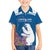 Personalized Greenland National Day Family Matching Short Sleeve Bodycon Dress and Hawaiian Shirt Polar Bear With Dwarf Fireweed