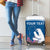 Personalized Greenland National Day Luggage Cover Polar Bear With Dwarf Fireweed