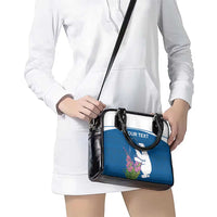 Personalized Greenland National Day Shoulder Handbag Polar Bear With Dwarf Fireweed