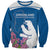 Personalized Greenland National Day Sweatshirt Polar Bear With Dwarf Fireweed
