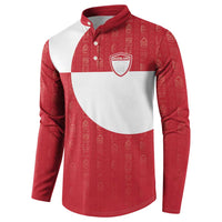 Custom Greenland Football Button Sweatshirt Polar-Bamserne Tupilaq Pattern