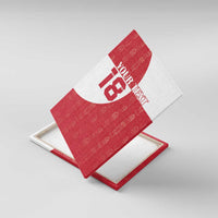 Custom Greenland Football Canvas Wall Art Polar-Bamserne Tupilaq Pattern