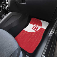 Custom Greenland Football Car Mats Polar-Bamserne Tupilaq Pattern