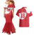 Custom Greenland Football Couples Matching Mermaid Dress and Hawaiian Shirt Polar-Bamserne Tupilaq Pattern