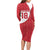 Custom Greenland Football Family Matching Long Sleeve Bodycon Dress and Hawaiian Shirt Polar-Bamserne Tupilaq Pattern