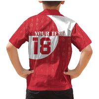 Custom Greenland Football Family Matching Mermaid Dress and Hawaiian Shirt Polar-Bamserne Tupilaq Pattern