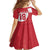 Custom Greenland Football Family Matching Off The Shoulder Long Sleeve Dress and Hawaiian Shirt Polar-Bamserne Tupilaq Pattern