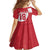 Custom Greenland Football Family Matching Off Shoulder Maxi Dress and Hawaiian Shirt Polar-Bamserne Tupilaq Pattern