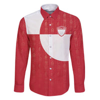 Custom Greenland Football Family Matching Puletasi and Hawaiian Shirt Polar-Bamserne Tupilaq Pattern