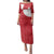 Custom Greenland Football Family Matching Puletasi and Hawaiian Shirt Polar-Bamserne Tupilaq Pattern
