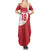 Custom Greenland Football Family Matching Summer Maxi Dress and Hawaiian Shirt Polar-Bamserne Tupilaq Pattern
