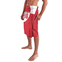 Custom Greenland Football Lavalava Polar-Bamserne Tupilaq Pattern