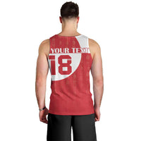Custom Greenland Football Men Tank Top Polar-Bamserne Tupilaq Pattern