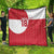 Custom Greenland Football Quilt Polar-Bamserne Tupilaq Pattern